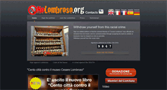 Desktop Screenshot of nolombroso.org